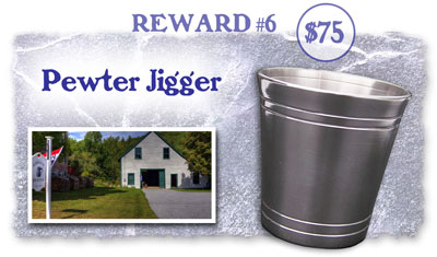 Kickstarter Reward #6: Pewter Jigger